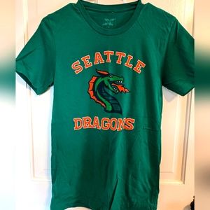 Rare Seattle Dragons - XLF - Adult Small - Kids XL - T- Shirt